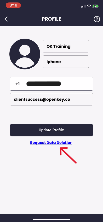 Openkey App: Profiles – OpenKey